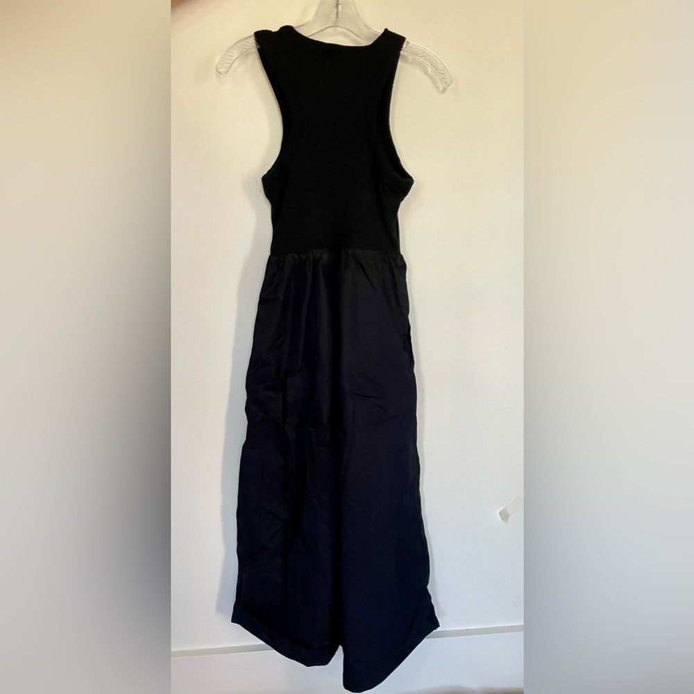 OLD NAVY Black Asymmetrical High-Low Halter Dress